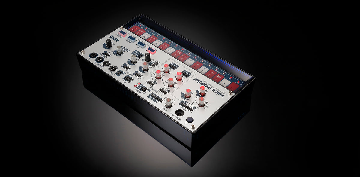 KORG volca modular Micro Modular Best Synthesizer Machine Semi-modular Synth with 16-Step Sequencer and Digital Effects