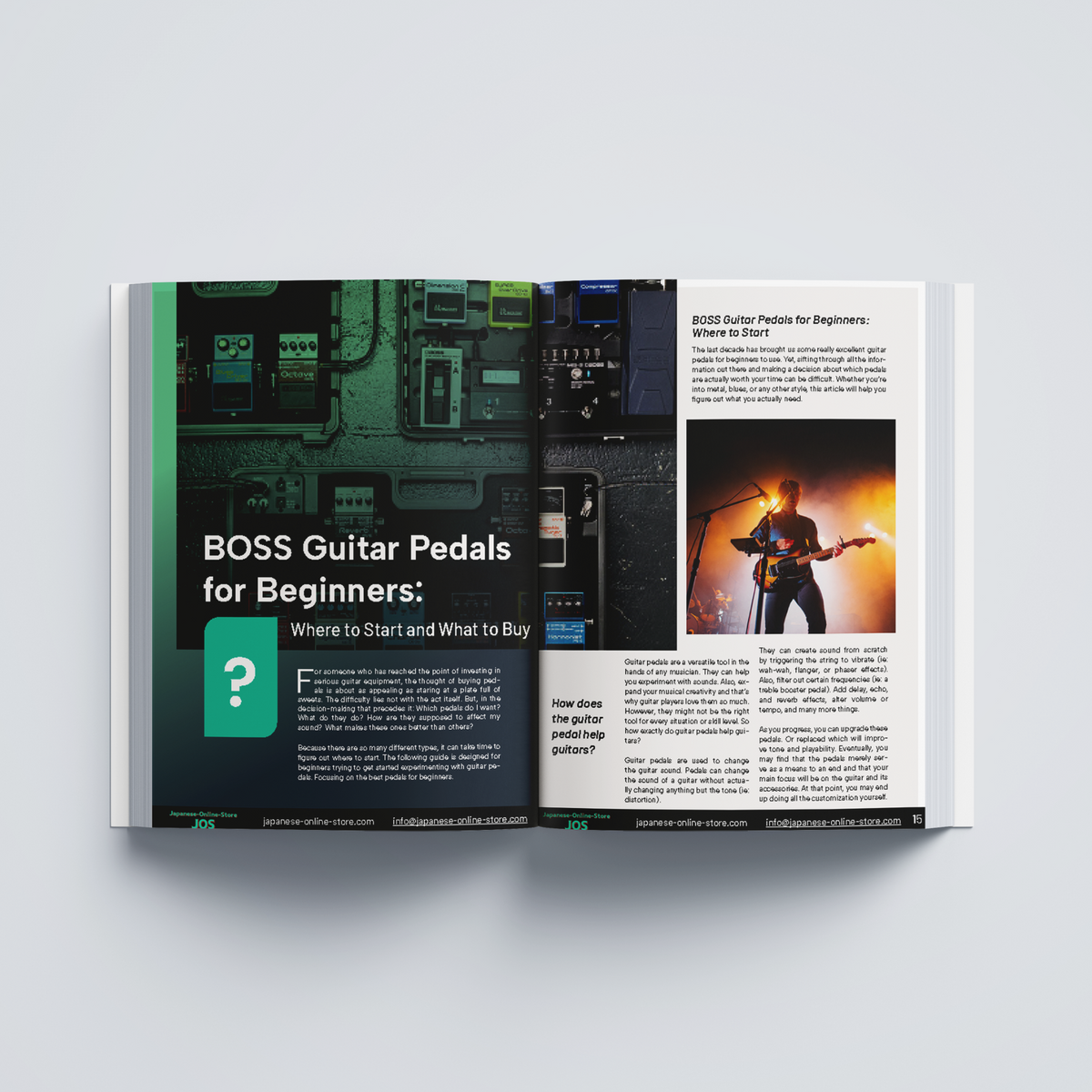 BOSS Guitar Pedals Buying Guide eBook — 167 Pages of Comprehensive Knowledge!