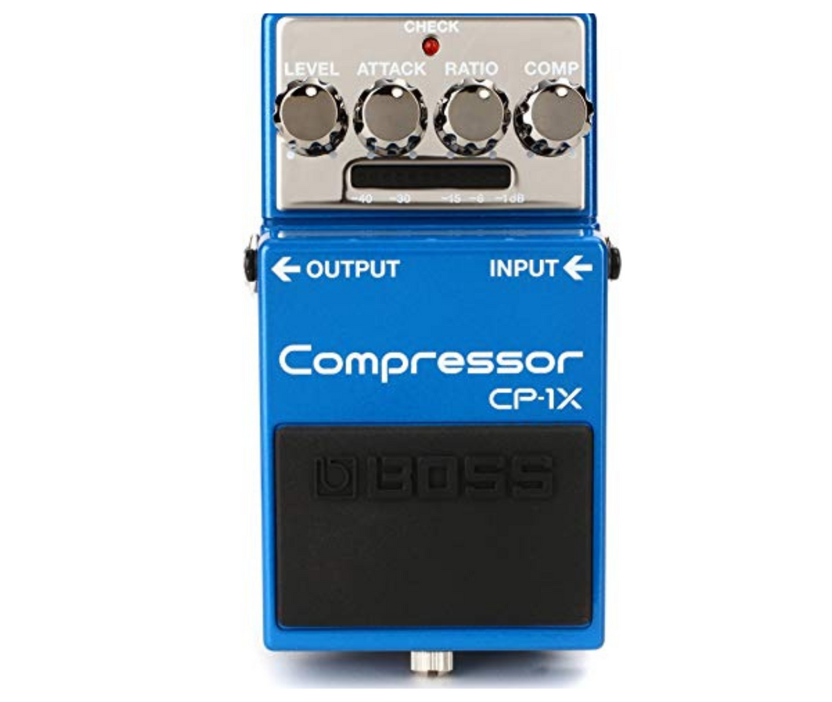 BOSS CP-1X Compressor Best Guitar Effects Pedal for All Guitar Types 18-volt Input