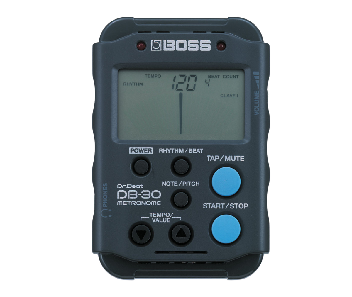 BOSS DB-30 Dr. Beat Best Metronome Beat Counter Portable Timekeeper with 24 Beat Variations and 9 Rhythm Patterns