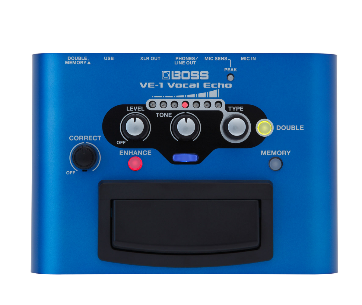 BOSS VE-1 Vocal Echo Best Audio Effects with 7 Types of Ambience Effects with Adjustable Voice Settings