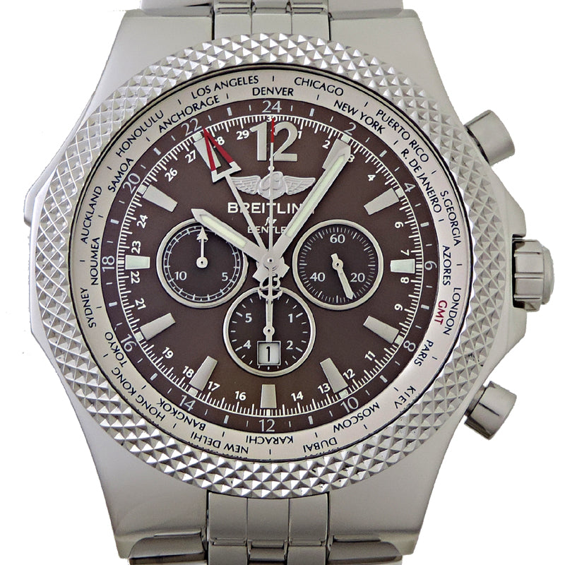 Breitling Bentley GMT Special Edition Brown Dial A47362/Q554 Men&#39;s Watch