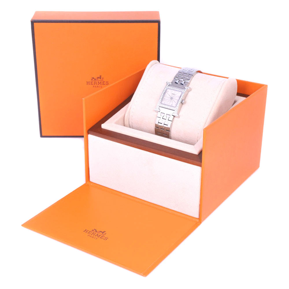 Hermes H Watch Bezel Diamond HH1.230 Quartz - Japanese-Online-Store (JOS)