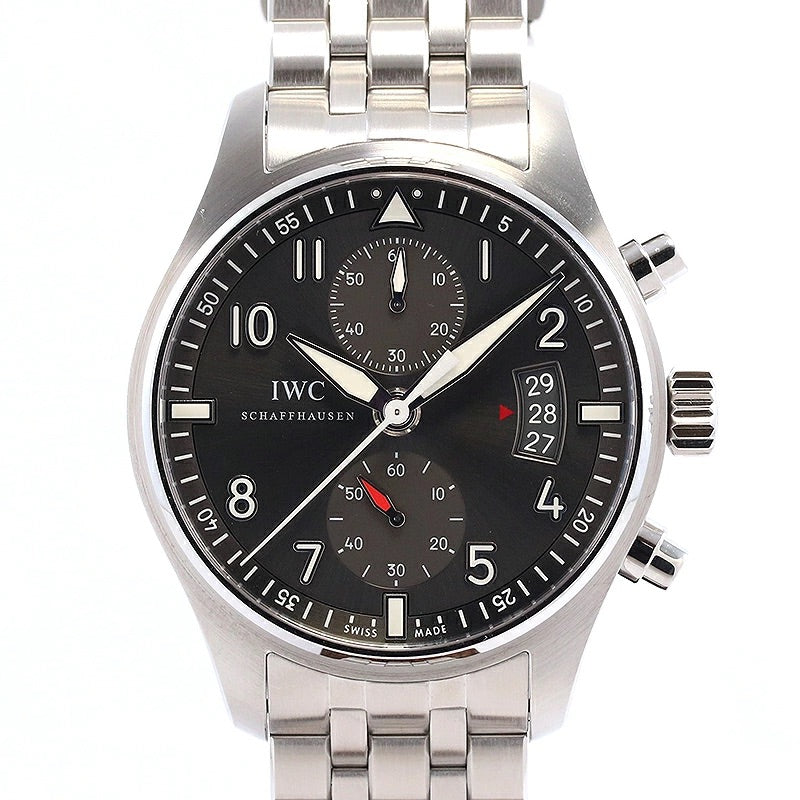 IWC Pilot&#39;s Watch Spitfire Chronograph IW387804 Gray Dial Automatic Men&#39;s Watch