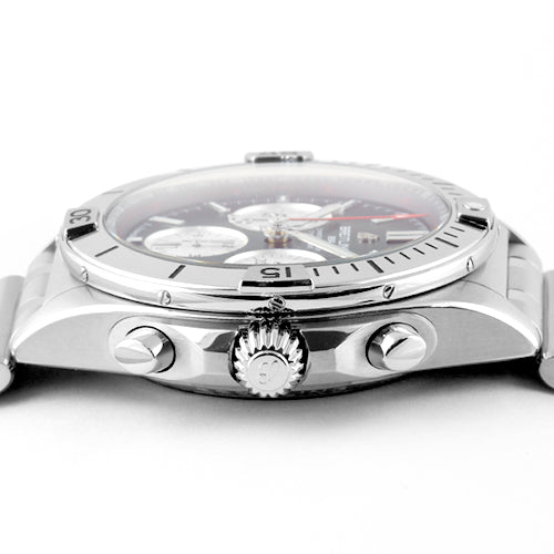 Breitling Chronomat B01 42 AB0134101B1A1 42mm Black Silver Dial Men&#39;s Watch