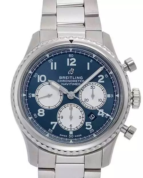 BREITLING Navitimer 8 B01 Chronograph 43 AB0117131C1A1 Blue/Silver Men&#39;s Watch