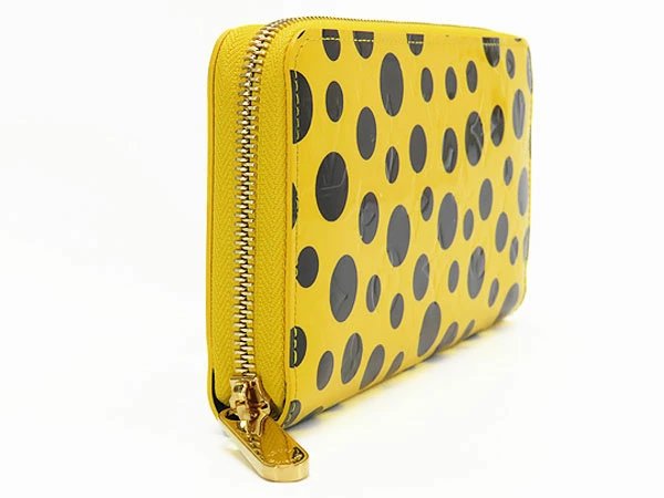 Louis Vuitton Monogram Vernis Dot Women&#39;s Wallet Yayoi Kusama M91571