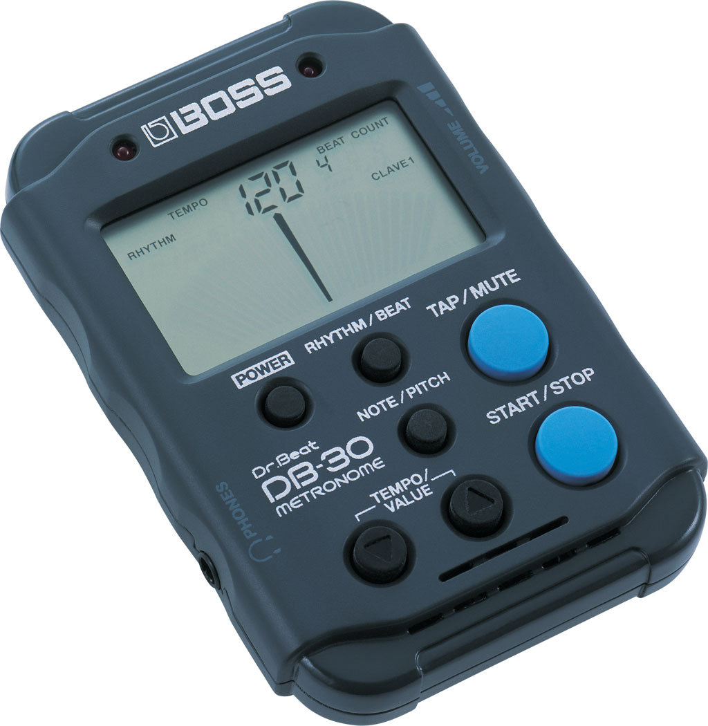 BOSS DB-30 Dr. Beat Best Metronome Beat Counter Portable Timekeeper with 24 Beat Variations and 9 Rhythm Patterns