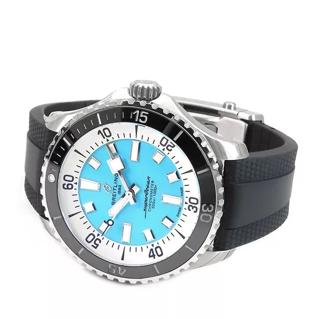 BREITLING Superocean A17376 A17376211L2S1 Turquoise Automatic Men&#39;s Watch