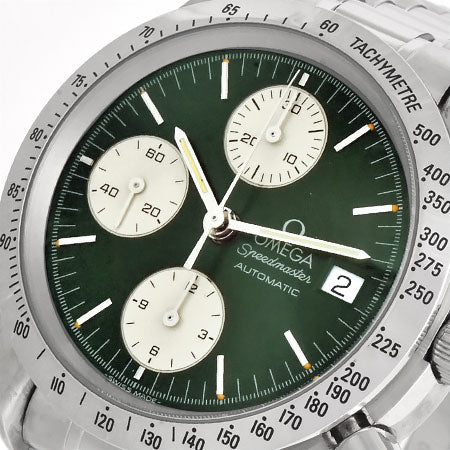 OMEGA Speedmaster Chronograph Green Dial 3511.70 Marui Limited Men&#39;s Watch