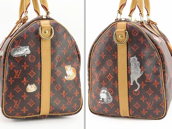 Louis Vuitton Transformed Monogram Catgram Speedy Bandouliere Handbag M44401