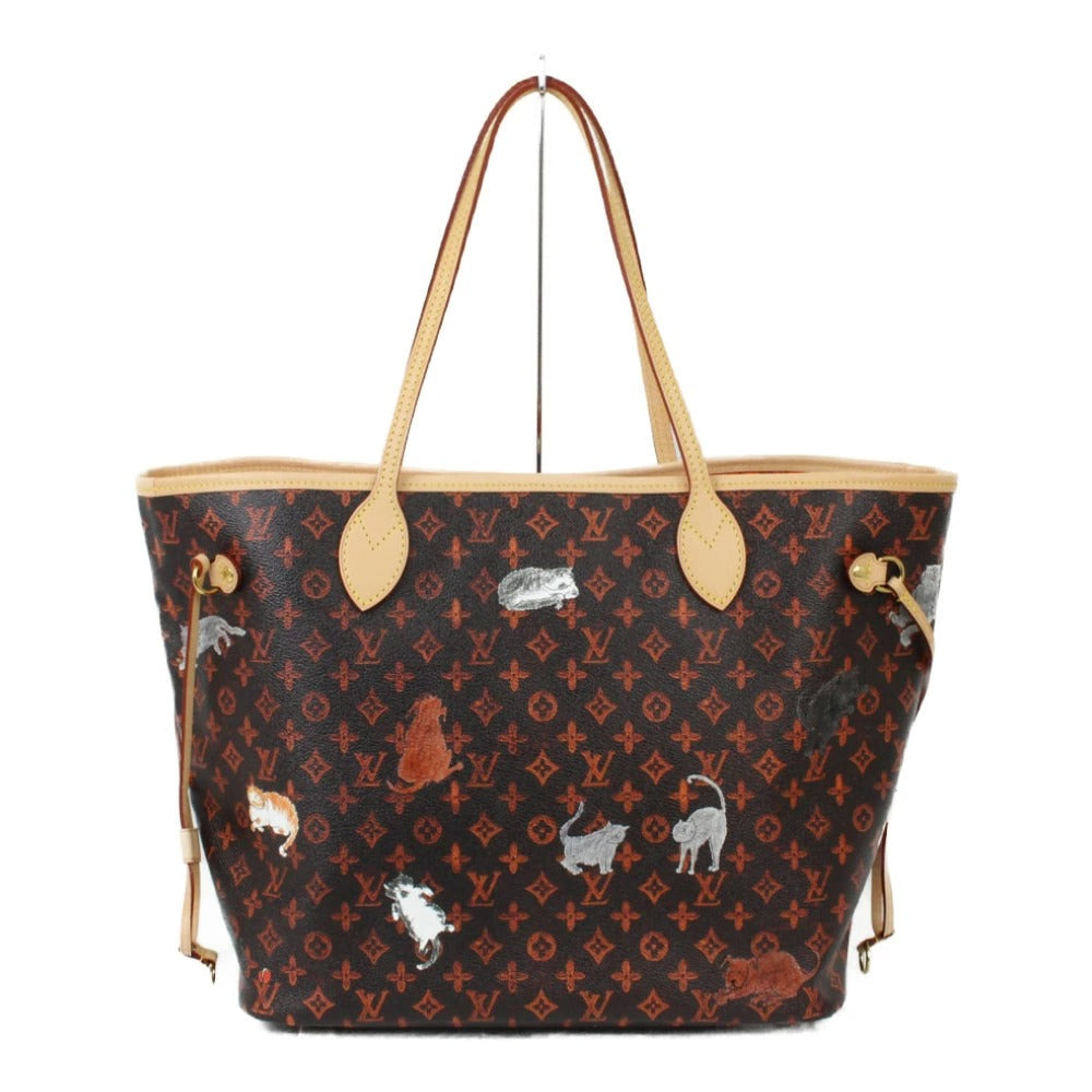 Louis Vuitton Neverfull MM M44441 Catgram Monogram Tote Bag Handbag