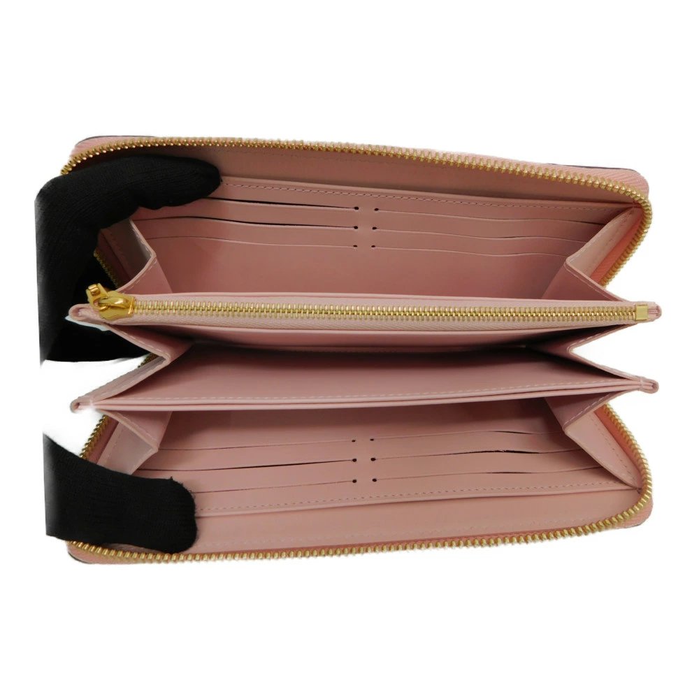 Louis Vuitton Round Zipper Women&#39;s Wallet Vernis Enamel M81145