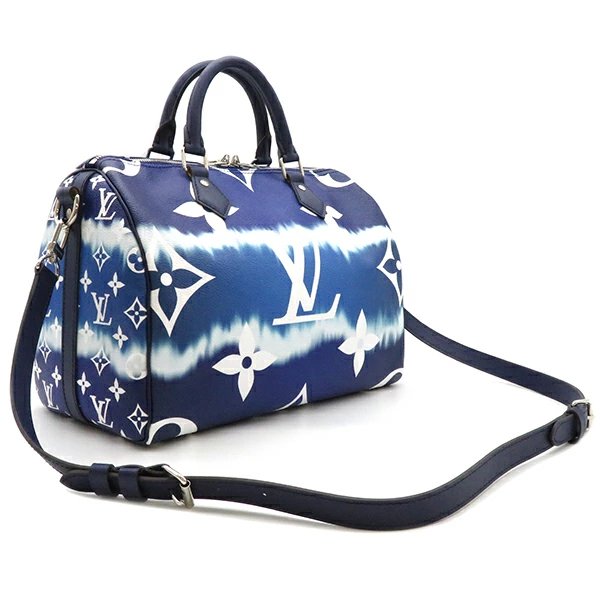Louis Vuitton Speedy Bandouliere 30 Women&#39;s Bag Escar Blue M45146