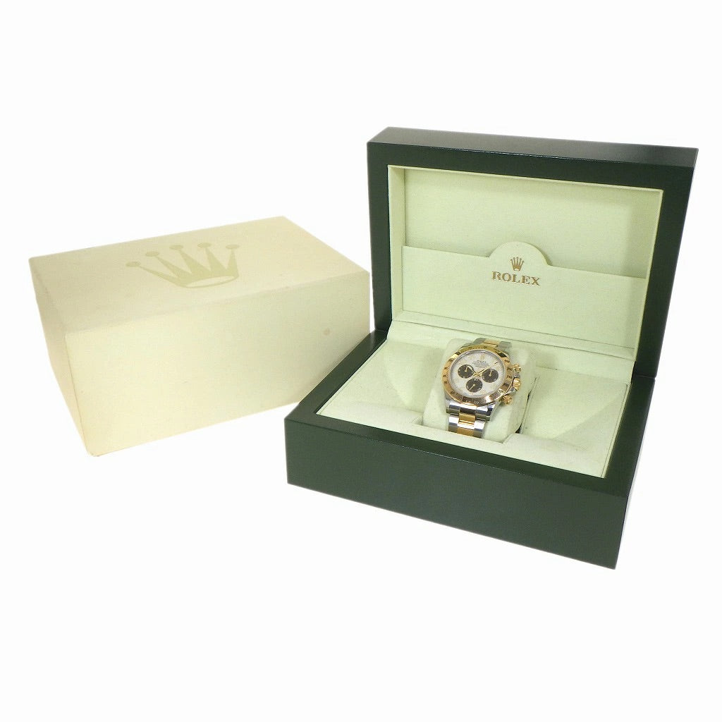 ROLEX Cosmograph Daytona 116523 Stainless Steel Yellow Gold Men&#39;s Watch