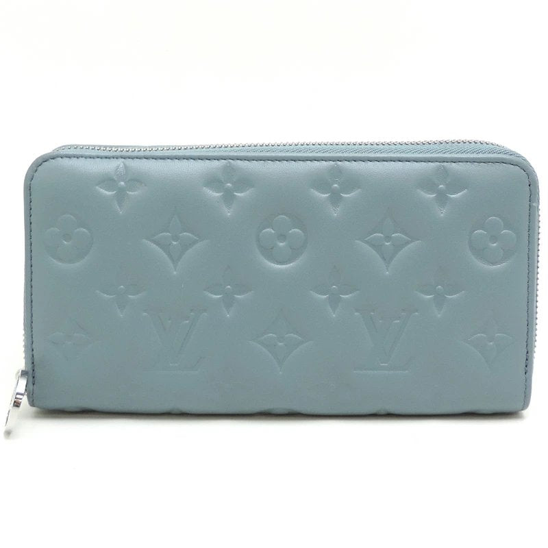 Louis Vuitton Lambskin Blue Glacier Limited Women&#39;s Wallet M81707