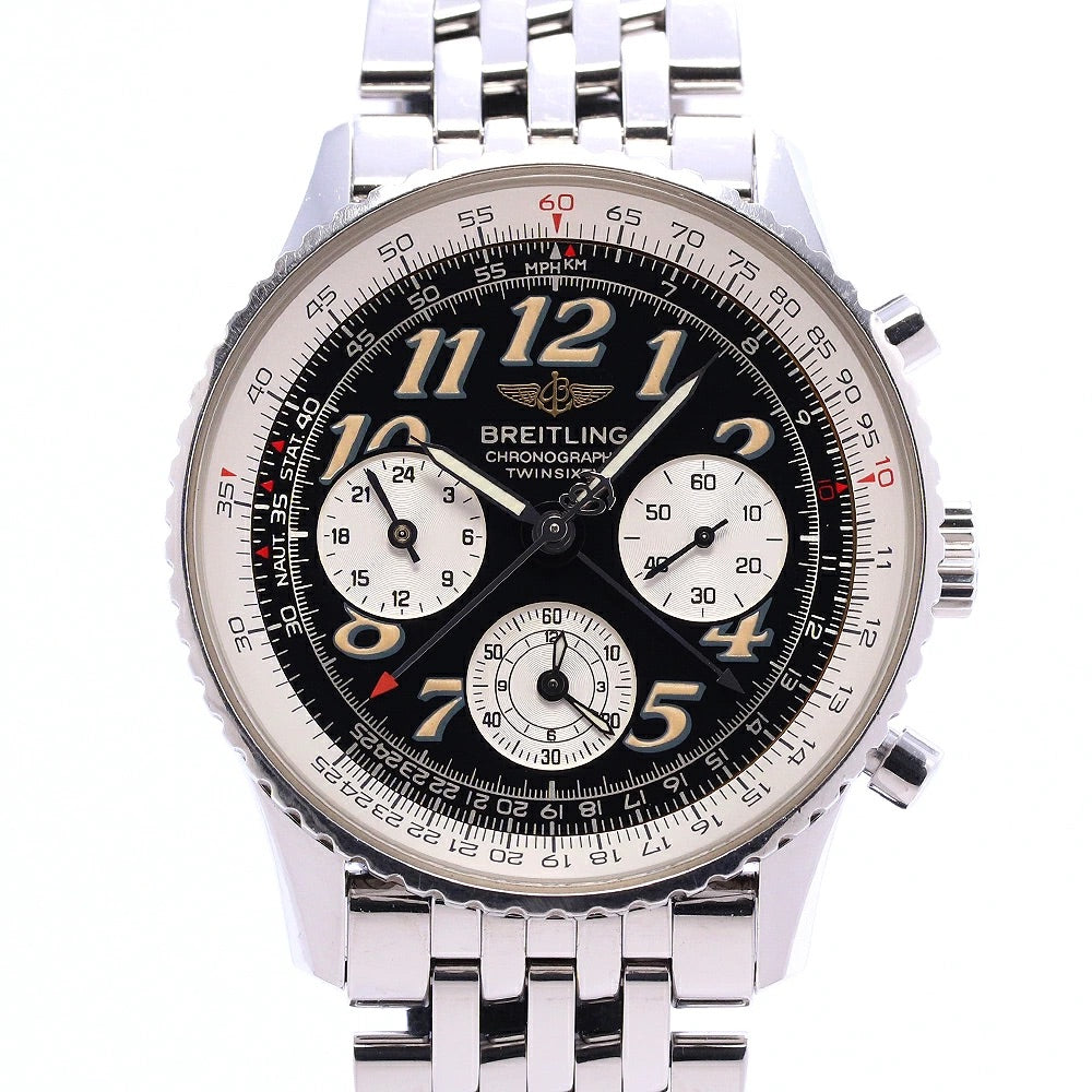 BREITLING Navitimer Twin Sixty 2 A39022.1 Black Dial Automatic Men&#39;s Watch