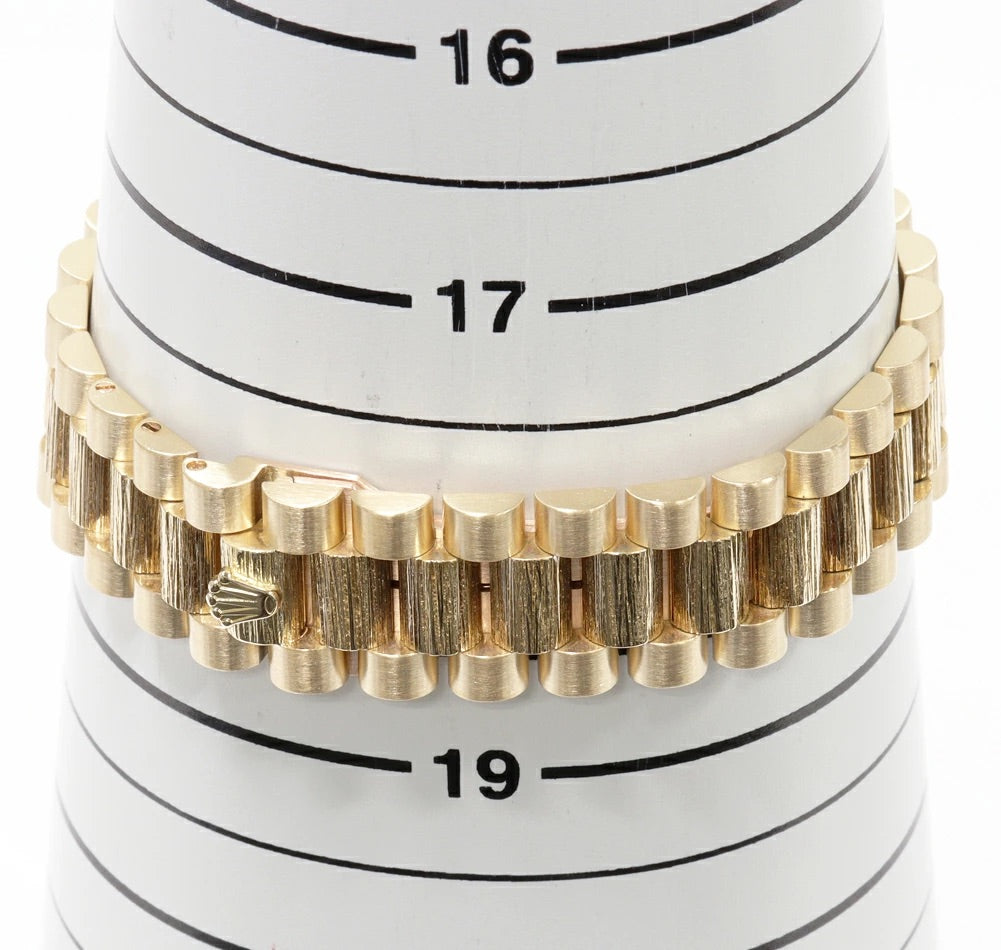 ROLEX Day-Date 18108A Gold/10P Diamond Dial Automatic Men&#39;s Watch