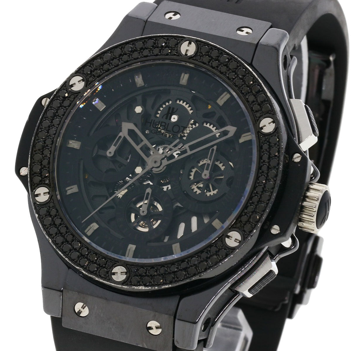 Hublot 310.CV.1110.RX.1110 Big Bang Aero Bang Black Diamond Men&#39;s Watch