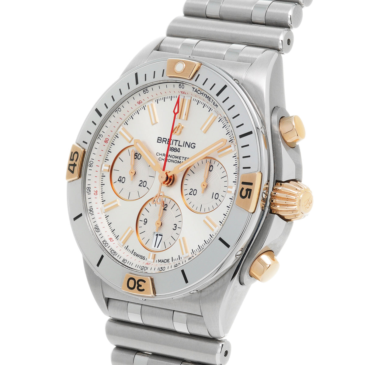 Breitling Chronomat B01 42 IB0134101G1A1 Silver Dial Automatic Men&#39;s Watch