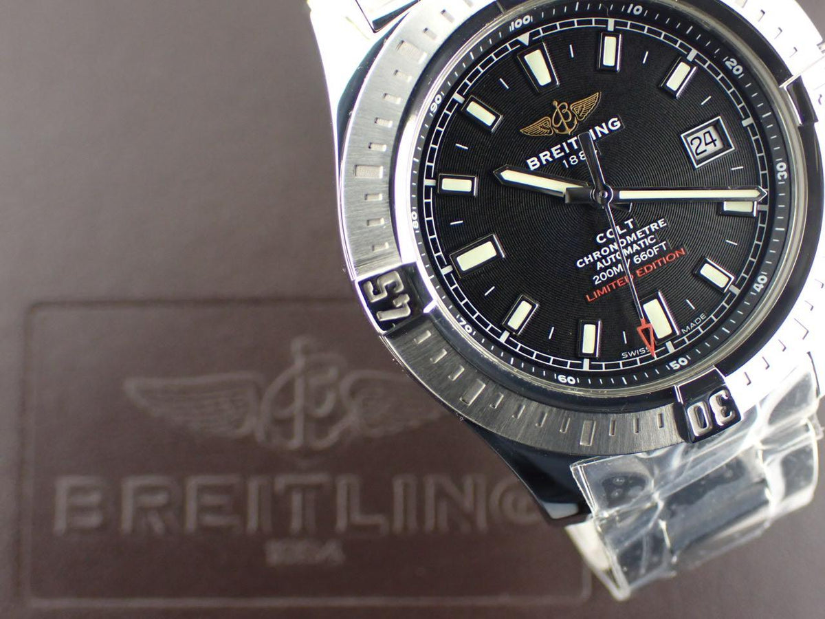 BREITLING Colt Automatic Black Dial Japan Limited A173882Y / BE66 Men&#39;s Watch