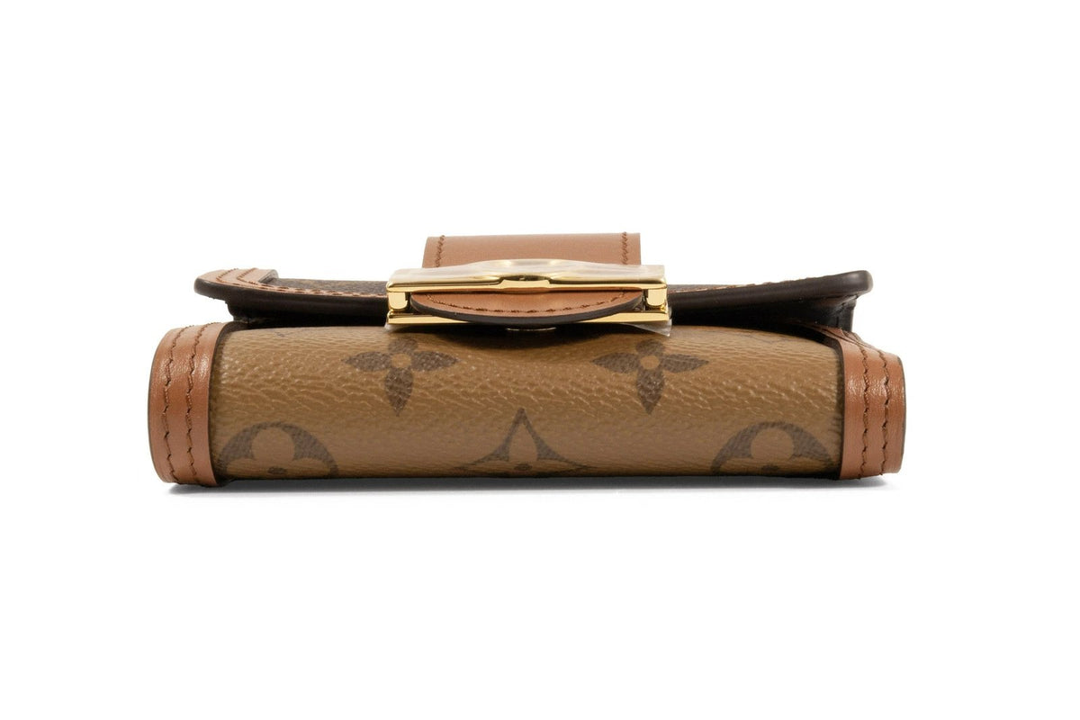 LOUIS VUITTON Portefeuil Dauphine Compact Monogram Reverse Wallet M68725