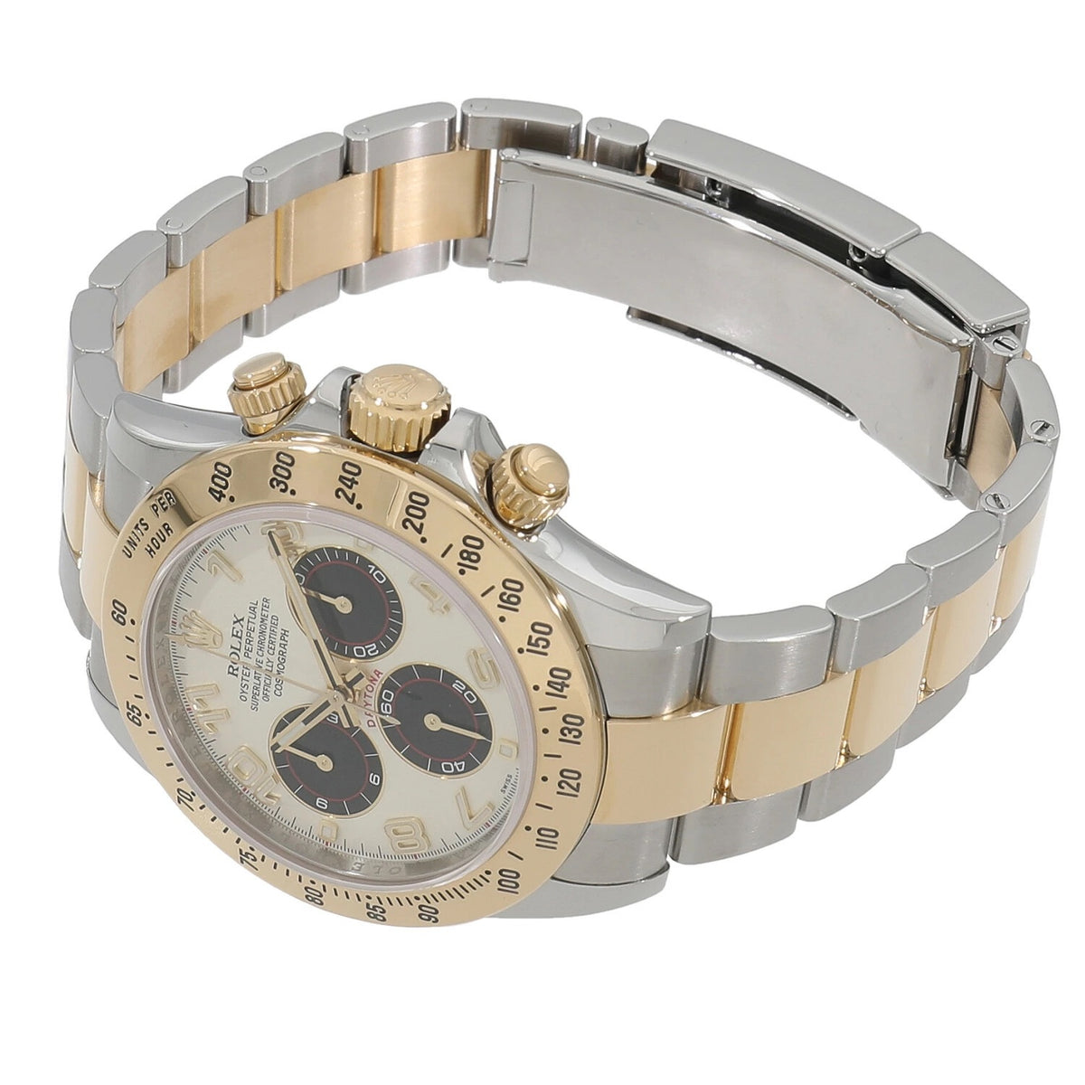 Rolex 116523 Cosmograph Daytona Ivory/Black Dial Automatic 40mm Men’s Watch