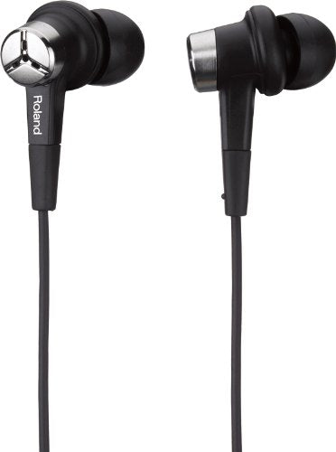 Roland CS-10EM Binaural Microphones/Earphones In-ear Monitor Compact High-quality Earphones with Built-In Stereo Condenser Microphone