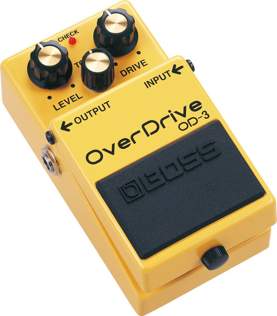 BOSS OD-3 OverDrive Best Guitar Effects Pedal Sustain and Compression Dual-Stage Overdrive for Blues and Rock