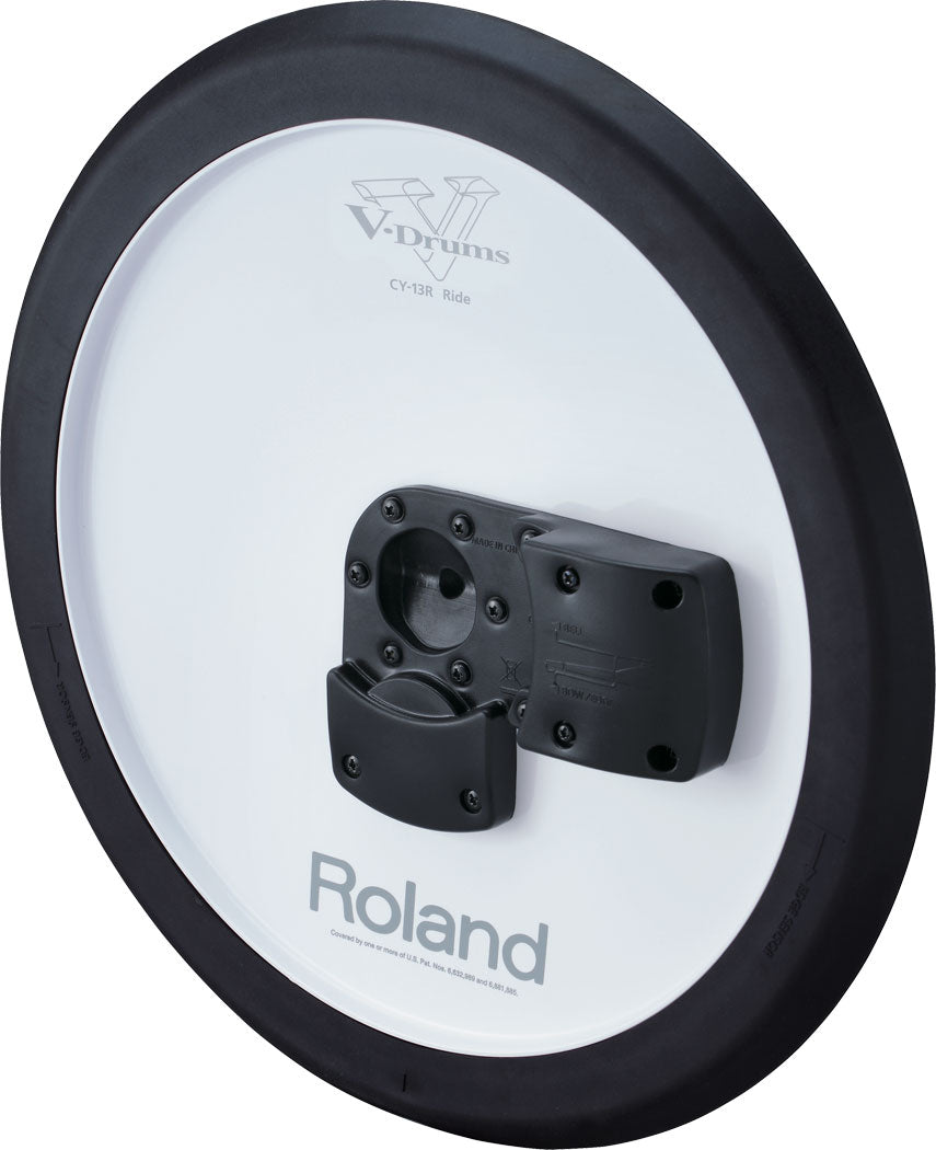 Roland CY-13R V-Cymbal Ride Electric Drum Cymbals Acoustic-like Ride Cymbal with Accurate 3-way Triggering for Edge, Bow and Bell