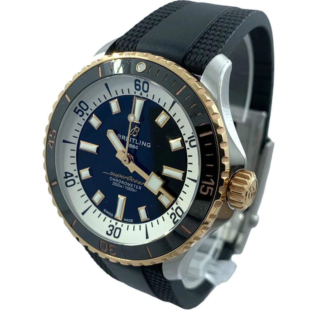 BREITLING U17375211B1S1 Superocean Automatic 42 Black Gold Men&#39;s Watch