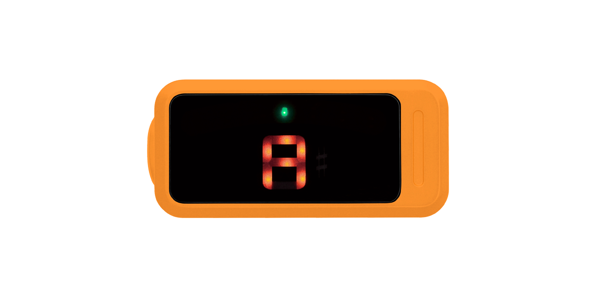 KORG PC-0-OR (Orange) Clip-on Tuner