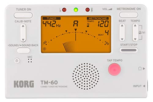 [Pre-Owned] KORG TM-60-WH Combo Tuner Metronome White - ships from California