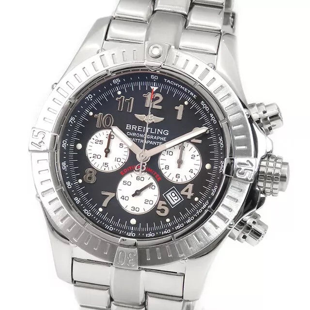 Breitling Avenger 69 Chronograph Limited Edition A69360 Black Dial Men&#39;s Watch