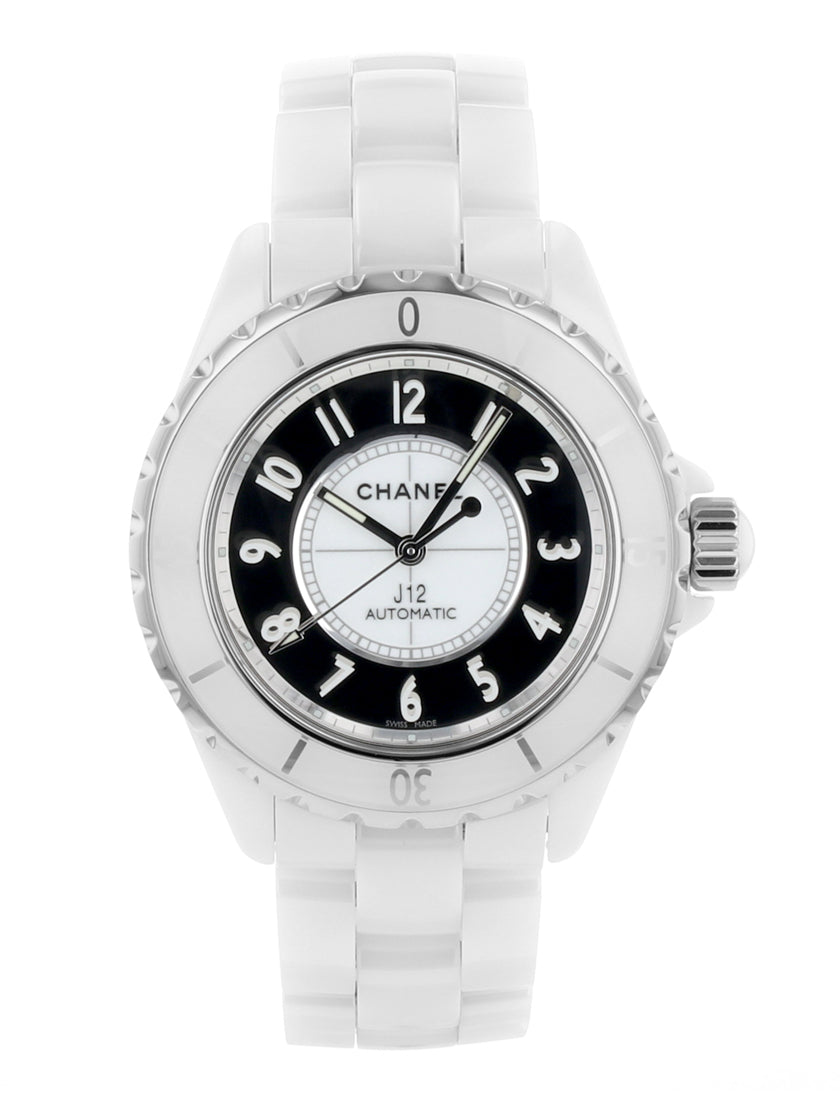 Chanel H4862 J12 White Ceramic Mirror Dial Automatic Women&#39;s Watch