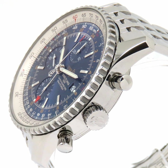 Breitling Navitimer World A24322 Blue Dial Chronograph Automatic Men&#39;s Watch