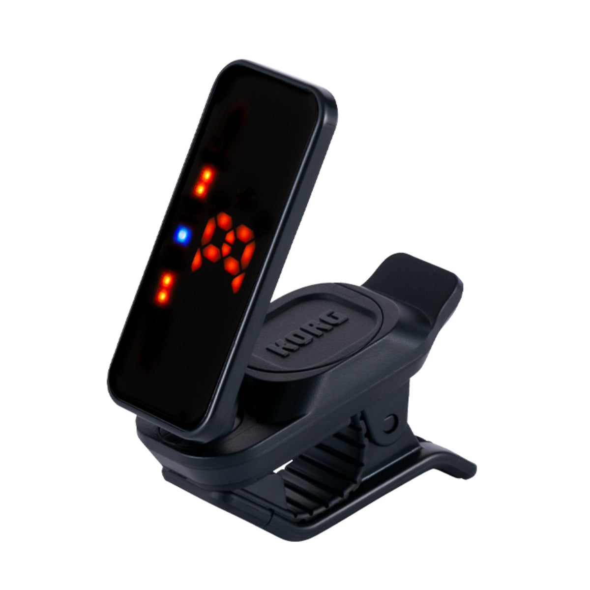 KORG Pitchclip 2+ Best Clip-on Guitar Tuner Lightweight and Long-lasting Tuner with Detailed Display Resolution LED Meter