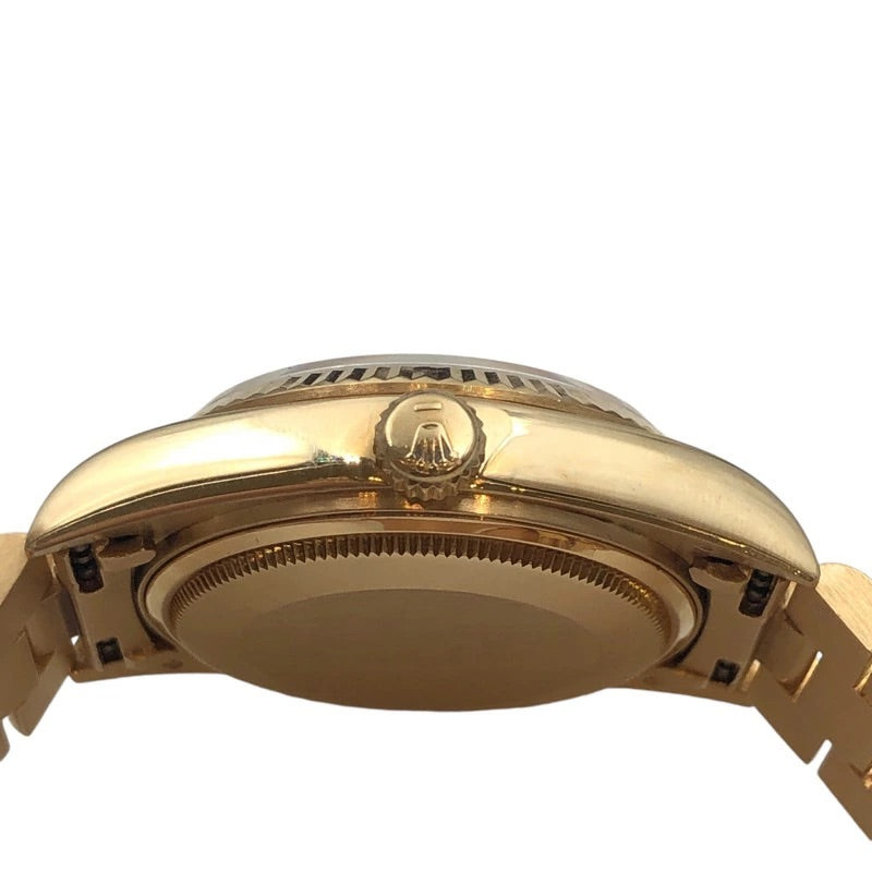 Rolex Day-Date 18038LS 10P Sapphire Gold Dial Automatic 36mm Men&#39;s Watch