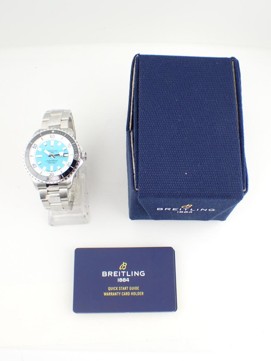 BREITLING Super Ocean Automatic 44 Turquoise A17376211L2A1(A17376) Men&#39;s Watch