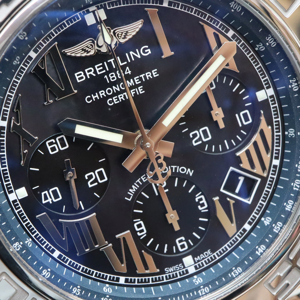 Breitling AB01111A/BG64 Chronomat 44 Japan Limited Black Shell Men&#39;s Watch