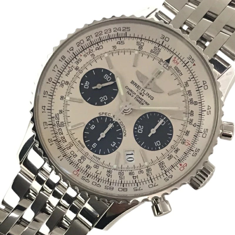 BREITLING Navitimer 01 Chronograph AB0120 Silver Grey Automatic Men&#39;s Watch