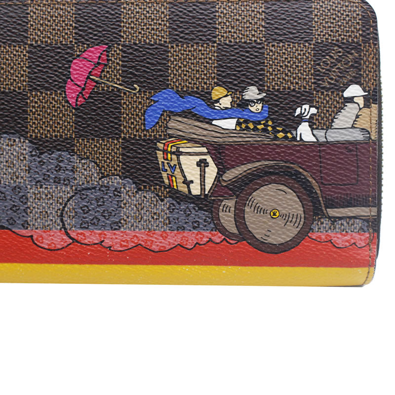 Louis Vuitton Travel Illustration Damier Evasion 2015 Women&#39;s Wallet N61240