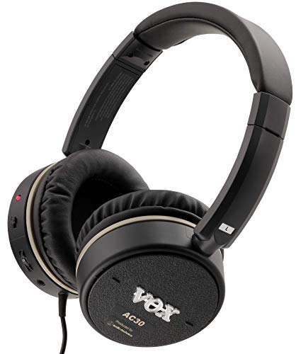 VOX VGH AC30 Guitar Amplifier Headphones with Built-in Reverb, Chorus and Delay Effects and Aux In Jack