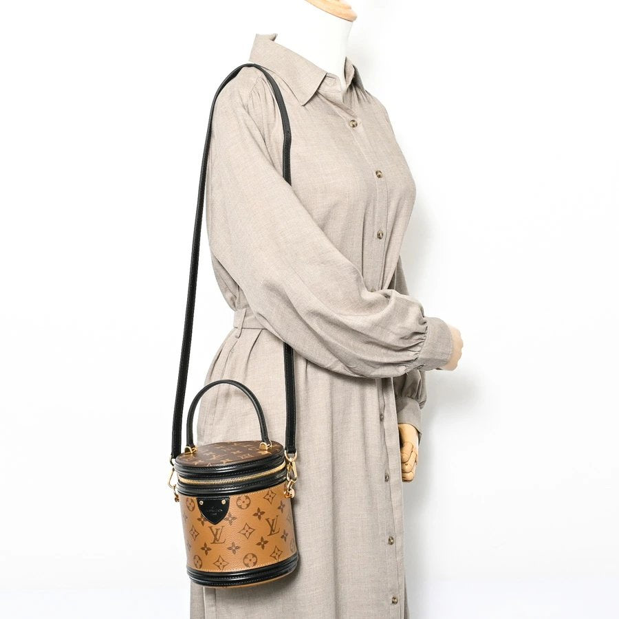 LOUIS VUITTON Cannes Monogram Reverse Brown Women&#39;s Bag M43986