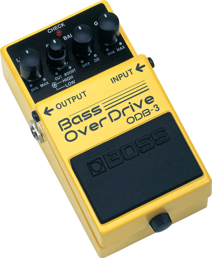 BOSS ODB-3 Bass Overdrive Best Guitar Effects Pedal Hard Rock, Thrash, and Punk Bass Distortion with Onboard Two-band Equalizer