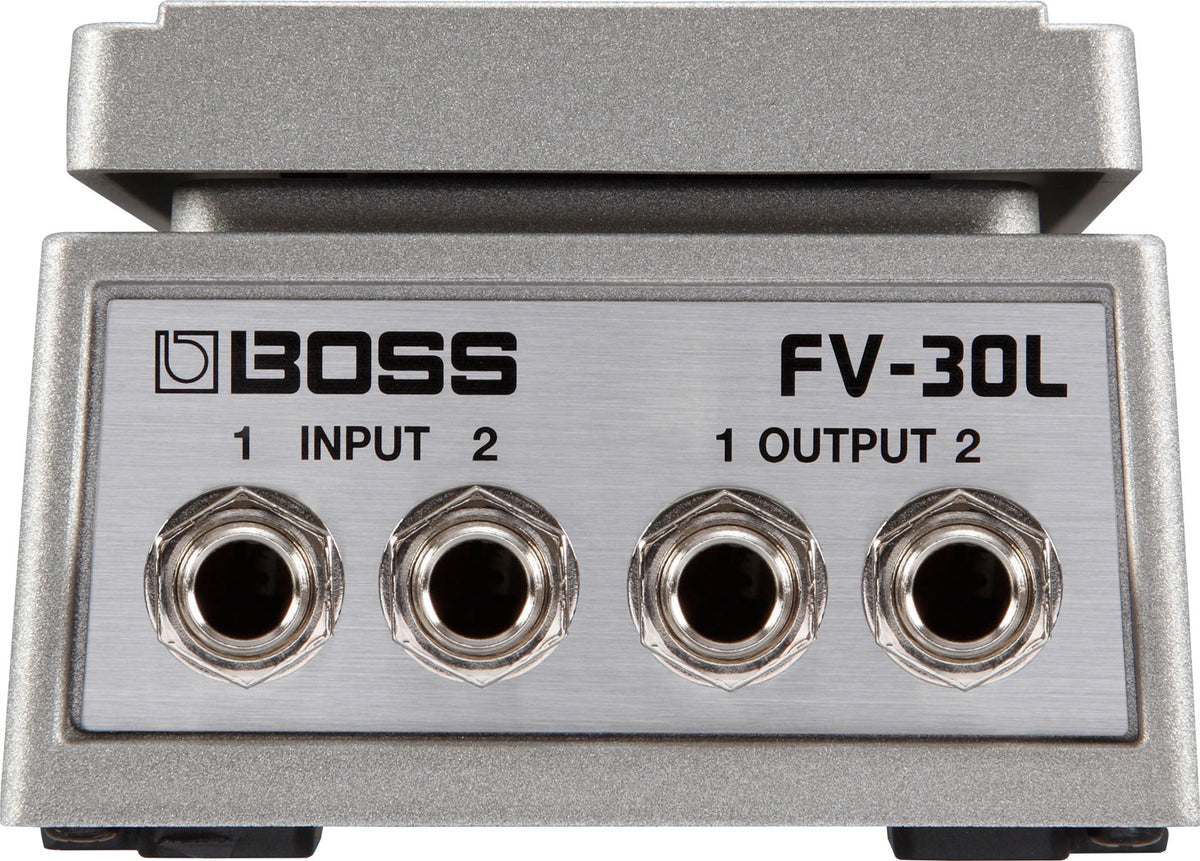 BOSS FV-30L Best Guitar Foot Volume Pedal Low-impedance Pedal with Stereo Input/Output for Stompboxes, Keyboards, and Other Digital Instruments