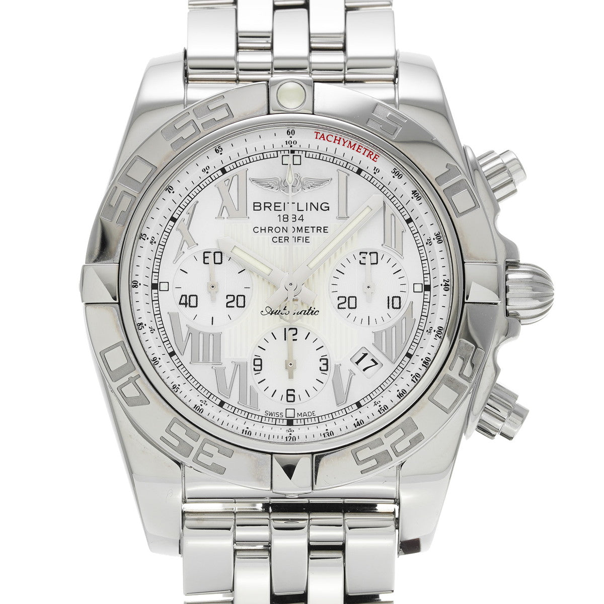 Breitling Chronomat 44 A011A91PA White Shell/Silver Dial Automatic Men&#39;s Watch