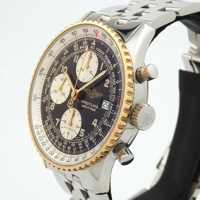 BREITLING Old Navitimer D13020 Stainless Steel Black Dial Automatic Men&#39;s Watch