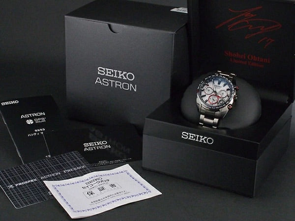 Seiko Astron Shohei Ohtani 2020 Limited Model SBXC081 5X53-0BE0 Men&#39;s Watch