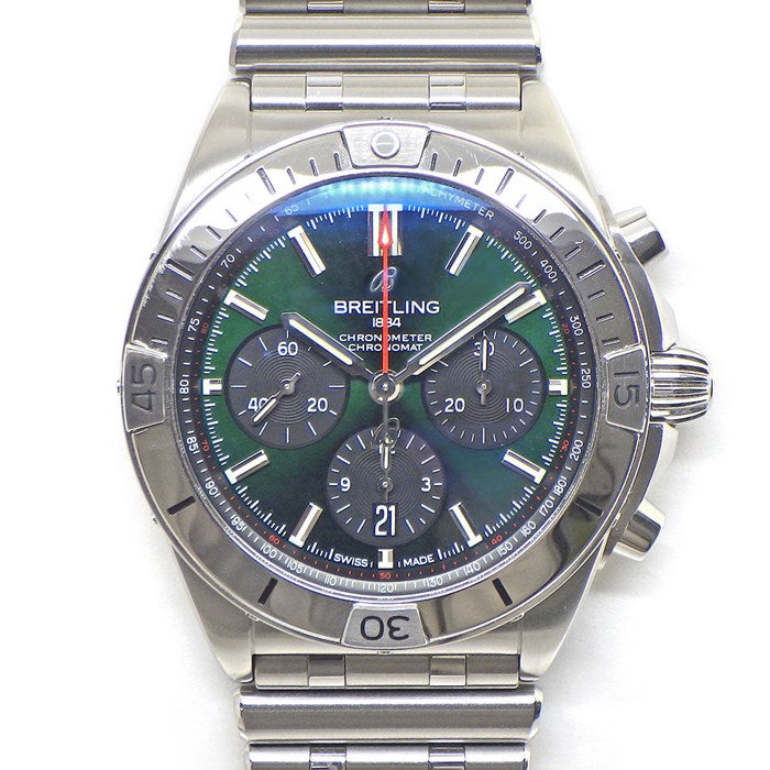 Breitling Chronomat B01 42 Bentley AB0134/AB01343A1L1A1 Green Dial Men&#39;s Watch